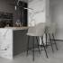 Nowoczesne hoker LOFT tapicerowany MILANO H68